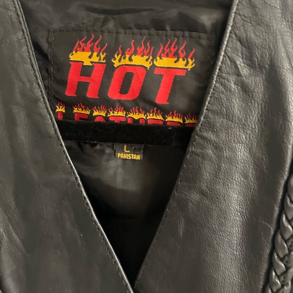 Vintage leather vest - Picture 4 of 6